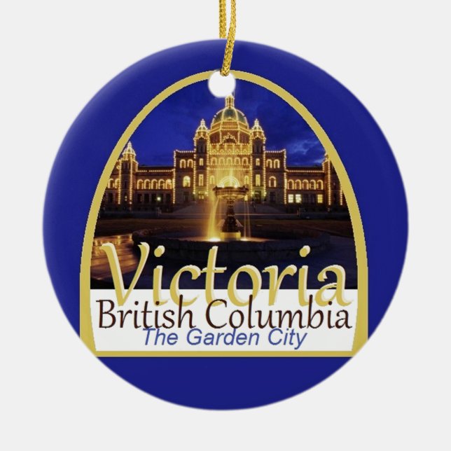VICTORIA Kanada Keramikornament (Vorne)