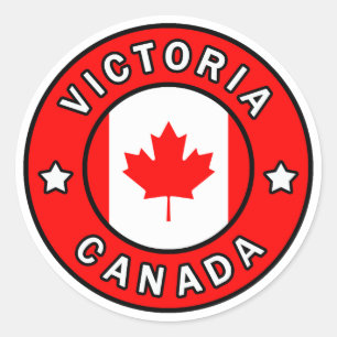 Victoria Kanada Runder Aufkleber