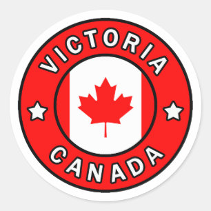 Victoria Kanada Runder Aufkleber