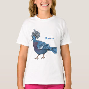 Victoria-Krone-Taube-Cartoon T-Shirt