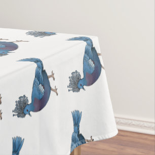 Victoria-Krone-Taube-Cartoon Tischdecke