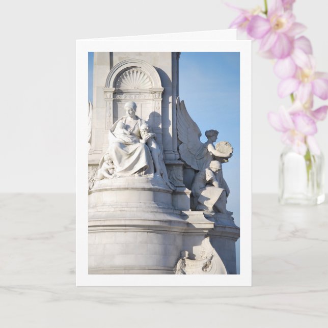 Victoria Memorial Monument, London Karte (Orchidee)