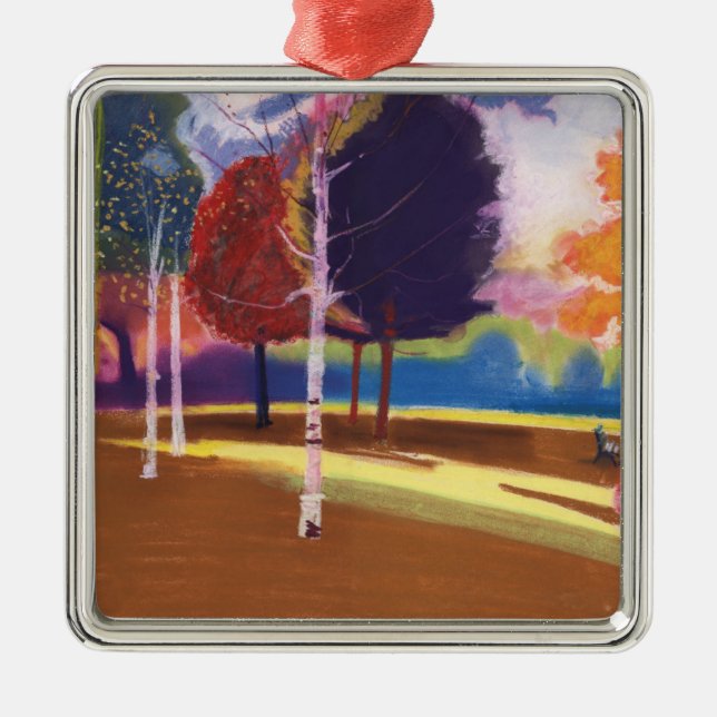 Victoria-Park-Bad Ornament Aus Metall (Vorne)