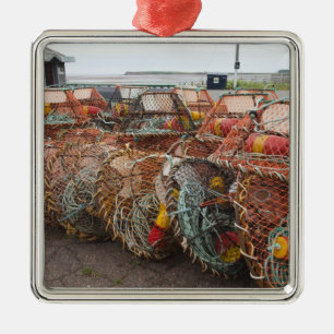 Victoria, Prince Edward Island. Krabbenfallen Ornament Aus Metall