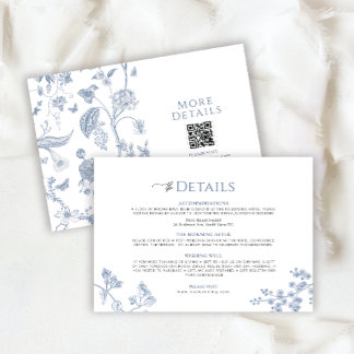 VICTORIA Regency Blue French Garden Details Karte