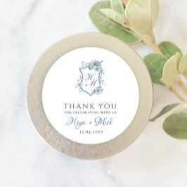 VICTORIA Regency Blue French Garden Sticker