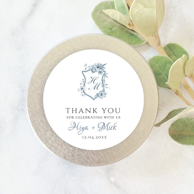 VICTORIA Regency Blue French Garden Sticker (Von Creator hochgeladen)