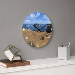 Victoria’s Bay of Islands Coastal Panorama Große Wanduhr