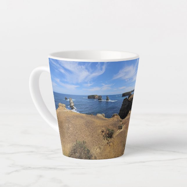 Victoria’s Bay of Islands Coastal Panorama Milchtasse (Linke Ecke)