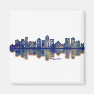 Victoria Skyline Magnet