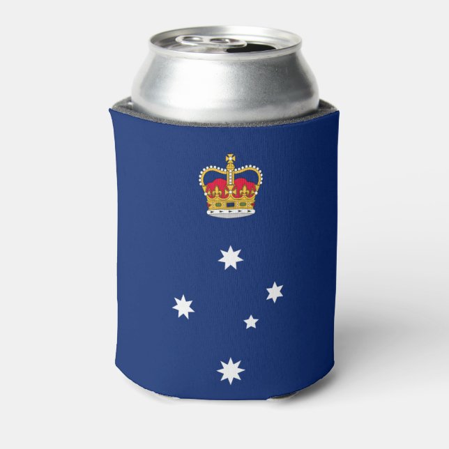 Victoria Staat Abzeichen - AUSTRALIEN Dosenkühler (Kanne Rückseite)