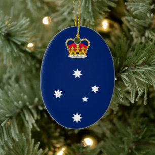 Victoria Staat Abzeichen - AUSTRALIEN Keramik Ornament