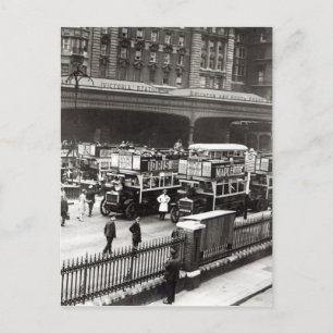 Victoria Station, 1920er Postkarte