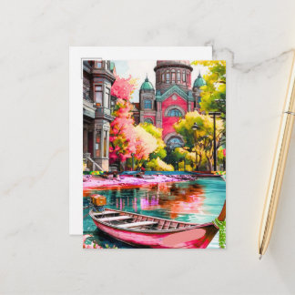 Victoria Travel Art Postcard, Travel Art Postcard, Ankündigungspostkarte