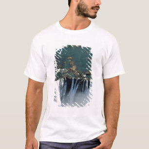 Victoriafälle, Grenze zwischen Sambia und Simbabwe T-Shirt