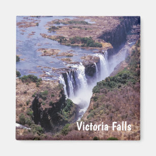 Victoriafälle Luftansicht - Simbabwe, Afrika Magnet