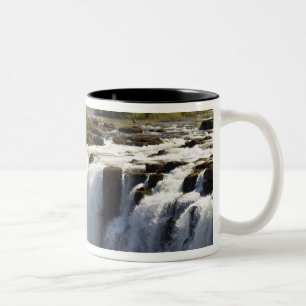 Victoriafälle, Sambesi-Fluss, Sambia. 2 Zweifarbige Tasse