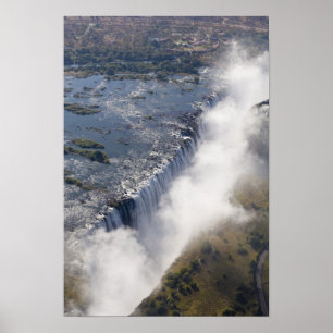 Victoriafälle, Sambesi-Fluss, Sambia - Poster