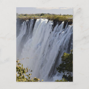 Victoriafälle, Sambesi-Fluss, Sambia. Postkarte