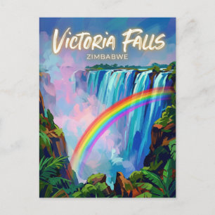 Victoriafälle Simbabwe Postkarte