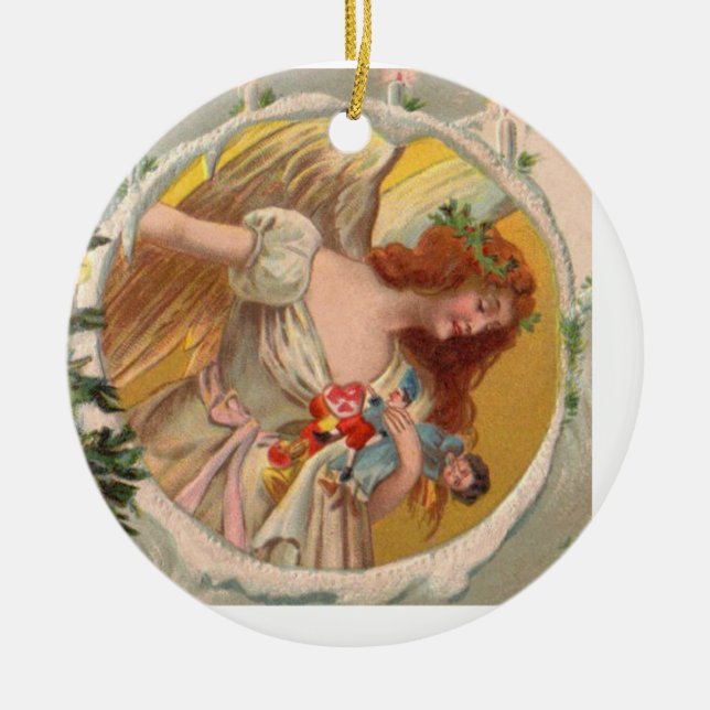 Victorian Angel Christmas Ornament (Vorne)