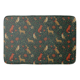 Victorian Christmas Animal & Botanical  Badematte