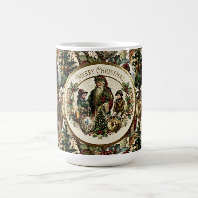 Victorian Christmas Elegance  Kaffeetasse (Mittel)