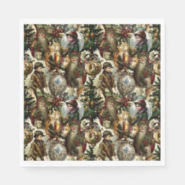 Victorian Christmas Elegance Serviette