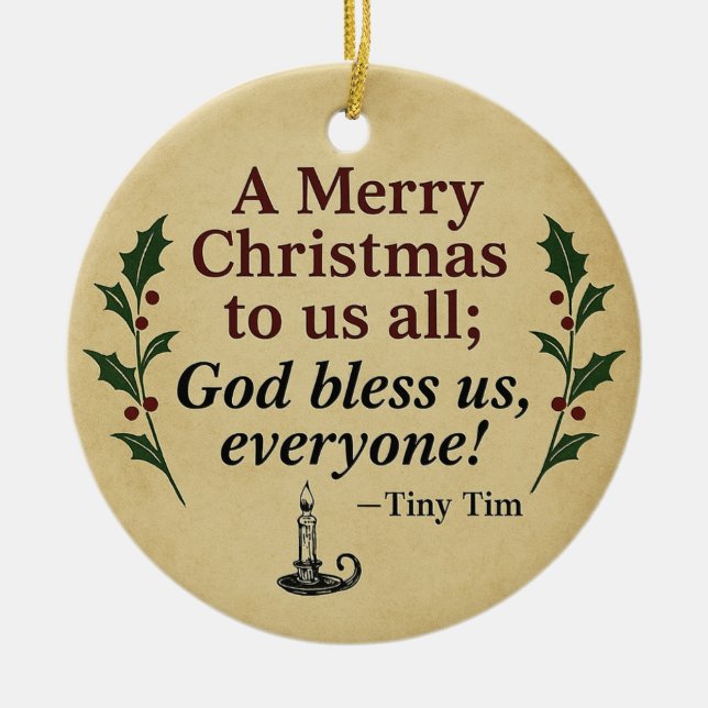 Victorian Christmas Ornament - A Christmas Carol (Vorne)