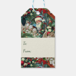 Victorian Christmas Portrait Geschenkanhänger