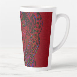 Victorian Era Träumerin Mädchen Milchtasse
