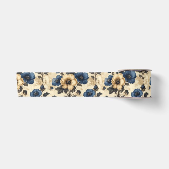 Victorian flowers Gift Bag Satinband (Vorderseite)