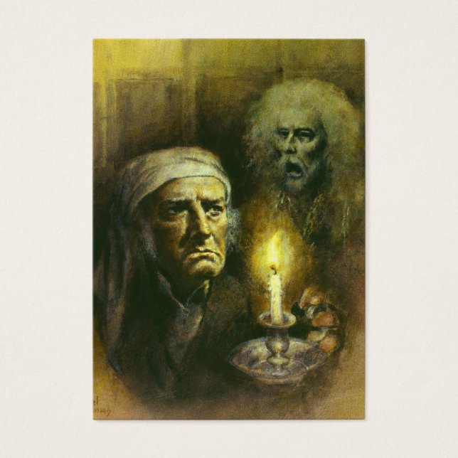 Victorian Gothic Scrooge ACEO Carte de visite (Devant)