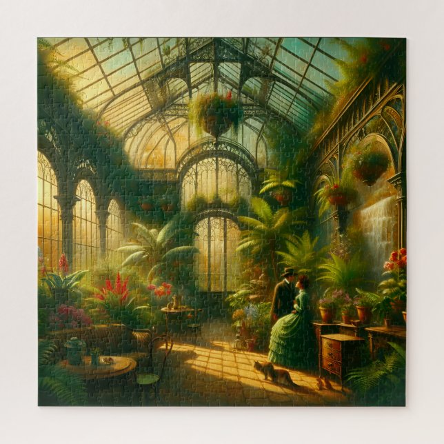Victorian Greenhouse Lovers Conservatory Garden (Vertikal)