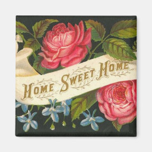 Victorian Home Sweet Home Rosen Magnet