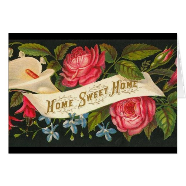 Victorian Home Sweet Home Roses (Devant Horizontal)