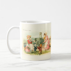 Victorian Katzen Milchmädchen Louis Wain Nursery-S Kaffeetasse
