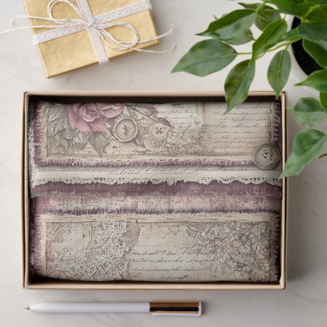 Victorian & Lace  Seidenpapier (Geschenk)