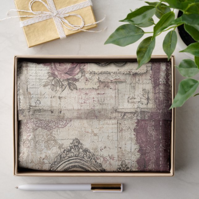 Victorian & Lace  Seidenpapier (Geschenk)