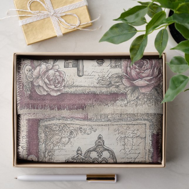Victorian & Lace  Seidenpapier (Geschenk)