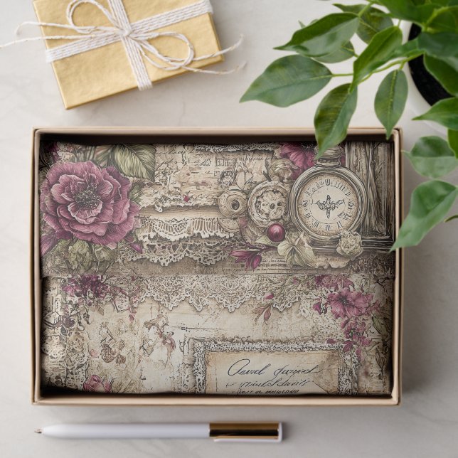 Victorian & Lace  Seidenpapier (Geschenk)