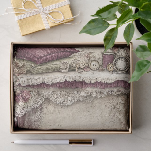 Victorian & Lace  Seidenpapier (Geschenk)