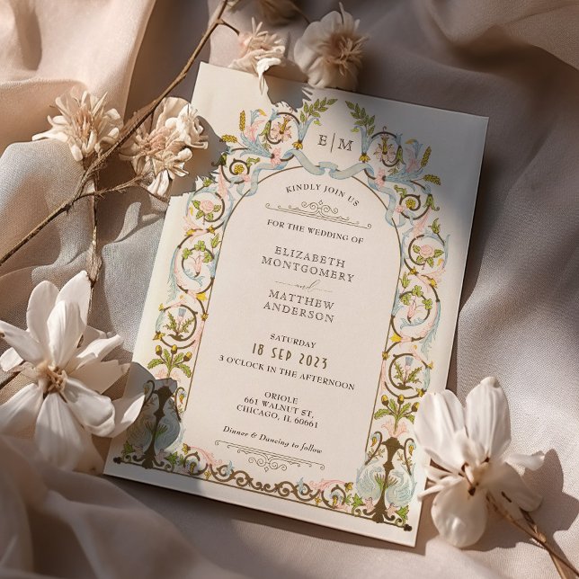 Victorian Royal Elegance Wedding Invitations (Créateur téléchargé)