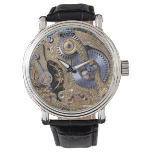 Victorian Steampunk Pocketwatch Gears montre au po