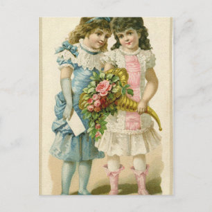 Victorian Süßigkeiten Postkarte