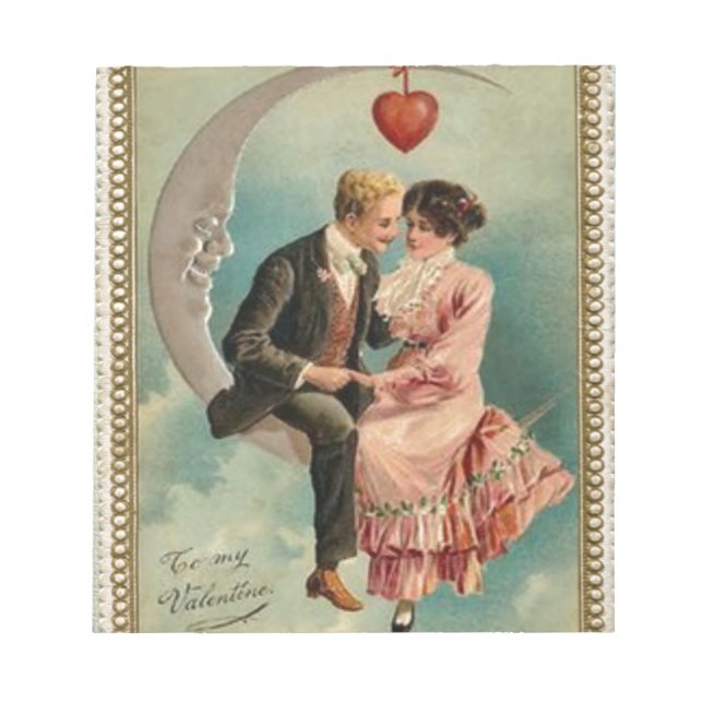 victorian valentines notizblock (Vorderseite)
