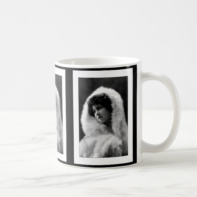 victorian woman cameo pose kaffeetasse (Rechts)