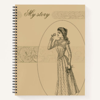 Victorianische Damenzeitschrift Notizbuch