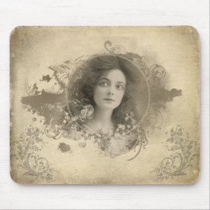 Victorianische Schauspielerin Miss Doro-Mauspad Mousepad