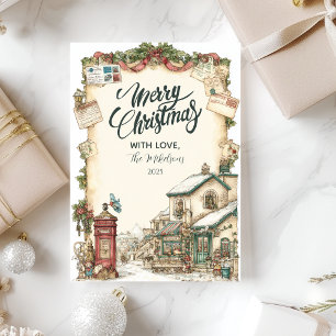 Victorianischer Briefkasten Weihnachten